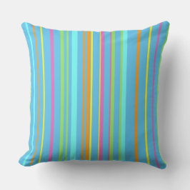 Colorful Stripes Pattern Cust. Sierkussen