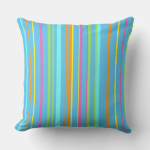 Colorful Stripes Pattern Cust. Sierkussen