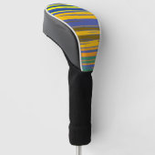 Colorful Stripes Pattern Golfheadcover (Schuin)