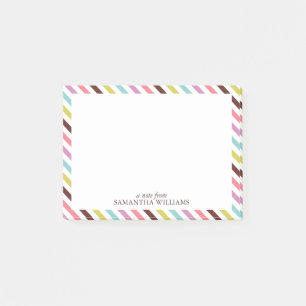 Colorful Stripes Pattern Post-it® Notes