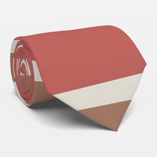 Colorful Stripes Pattern Stropdas (Opgerold)