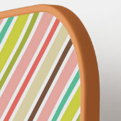 Colorful Stripes Pickleball Paddle (Links Detail)