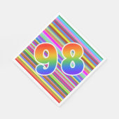 Colorful Stripes + Rainbow Pattern "98" Event # Servet (Hoek)
