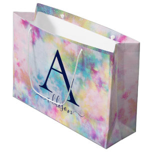 Colorful Stropdas-Dye Monogram Groot Cadeauzakje