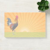 Colorful Strutting Rooster Design Post-it Notes (Kantoor)