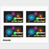Colorful "Student of the Day!" Sticker (Vel)