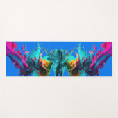 Colorful Stylish Paint Splatter Yogamat (Voorkant (horizontaal))
