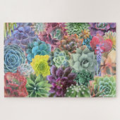 Colorful Succulent Puzzle Legpuzzel (Horizontaal)