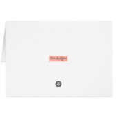 Colorful Succulents wenskaart (Achterkant Horizontaal)