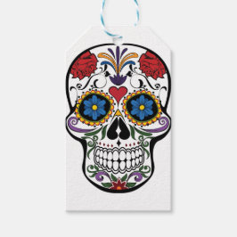 Colorful Sugar Skull Cadeaulabel