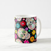Colorful Sugar Skull en Fiesta Black Mok (Voorkant rechts)