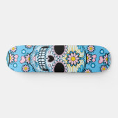 Colorful Sugar Skull Persoonlijk Skateboard (Horizontaal)