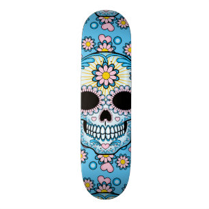 Colorful Sugar Skull Persoonlijk Skateboard
