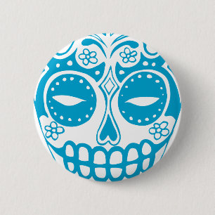 Colorful Sugar Skull Ronde Button 5,7 Cm