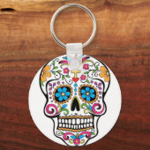Colorful Sugar Skull Sleutelhanger (Voorkant)