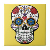 Colorful Sugar Skull Tegeltje (Voorkant)