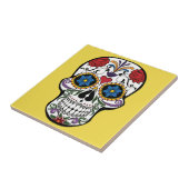 Colorful Sugar Skull Tegeltje (Zijkant)