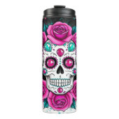 Colorful Sugar Skull Thermosbeker (Voorkant)