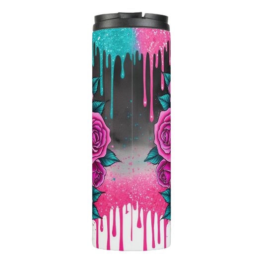 Colorful Sugar Skull Thermosbeker (Achterkant)