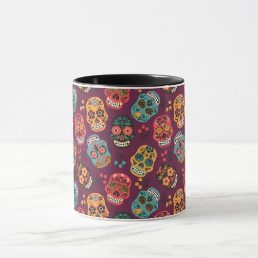 Colorful Sugar Skulls Mok (Midden)