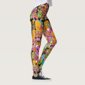 Colorful Sugar Skulls Patroon Leggings (Rechts)