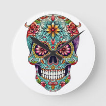 Colorful Sugar Skulls