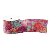 Colorful Summer bouquet Grosgrain Lint (Spoel)