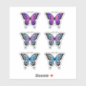 Colorful Summer Butterfly Pack Sticker (Vel)