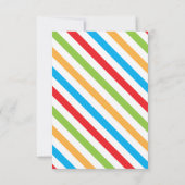 Colorful Summer Camp Personated Note Cards Bedankkaart (Achterkant)