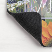 Colorful Summer Flower Garden Personalised Muismat (Hoek)