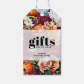 Colorful Summer Flowers Cadeaulabel (Voorkant)