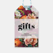 Colorful Summer Flowers Cadeaulabel (Achterkant)