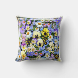 Colorful Summer Flowers Kussen