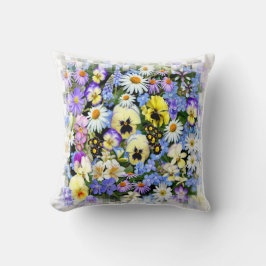 Colorful Summer Flowers Kussen