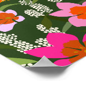 Colorful Summer Flowers Poster (Hoek)