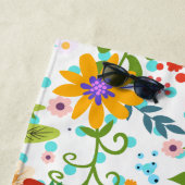 Colorful Summer Flowers Strandlaken (In situ)