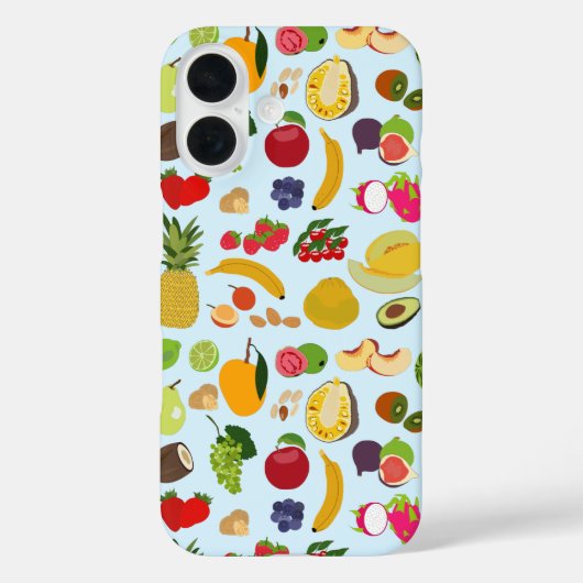 Colorful Summer Fruit Pattern Case-Mate iPhone Case (Achterkant)