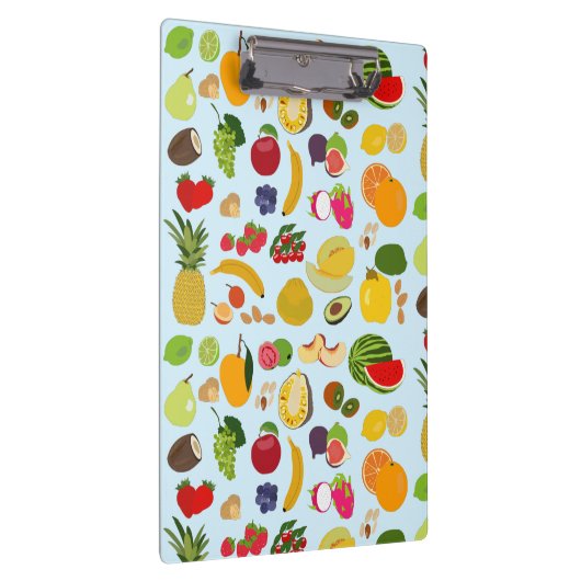 Colorful Summer Fruit Pattern Klembord (Rechts)