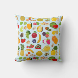 Colorful Summer Fruit Pattern Kussen