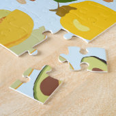 Colorful Summer Fruit Pattern Legpuzzel (Zijkant)