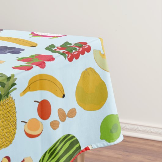 Colorful Summer Fruit Pattern Tafelkleed (Voorbeeld)