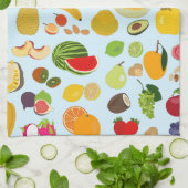 Colorful Summer Fruit Pattern Theedoek (Gevouwen)