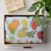 Colorful Summer Fruit Pattern Tissuepapier (Geschenk)