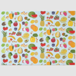 Colorful Summer Fruit Pattern Tissuepapier