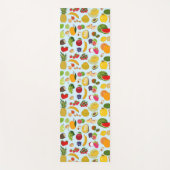 Colorful Summer Fruit Pattern Yogamat (Voorkant)