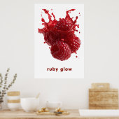 Colorful Summer Fruit Poster  (Keuken)