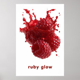 Colorful Summer Fruit Poster