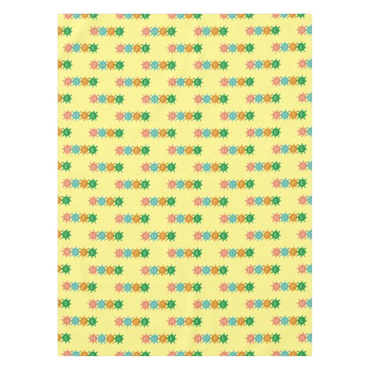 Colorful Summer Fun Sun HOPE Tablecloth Tafelkleed (Voorkant)