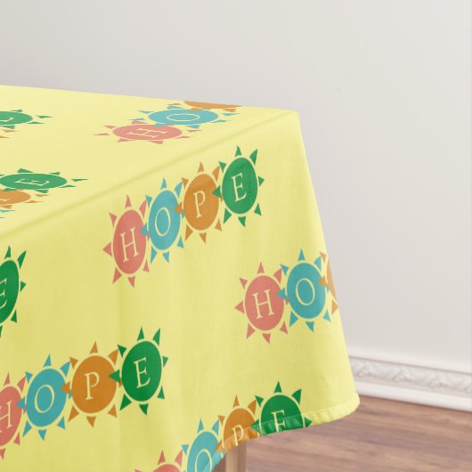 Colorful Summer Fun Sun HOPE Tablecloth Tafelkleed (Voorbeeld)