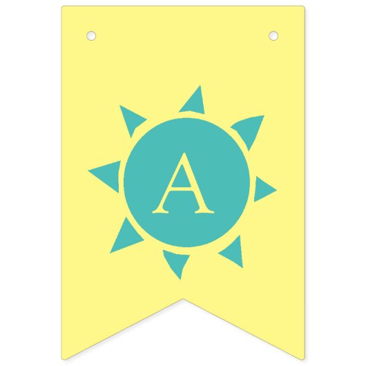 Colorful Summer Fun Sun  Vlaggetjes (Tweede vlag)